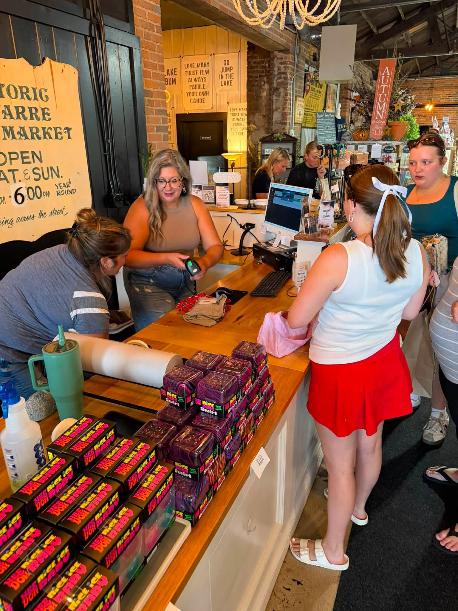 A warm welcome at the counter